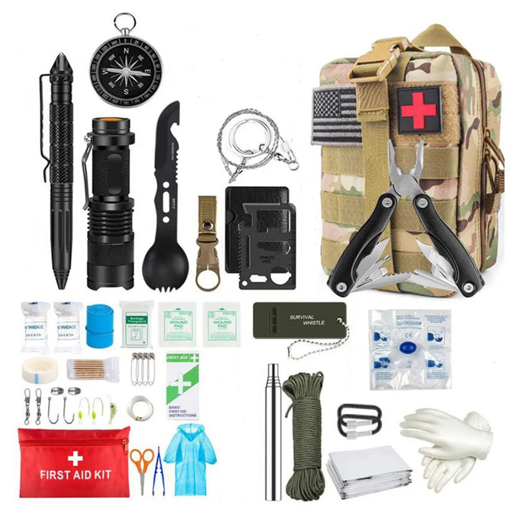 Survival First Aid Kit Survival Full Set Outdoor