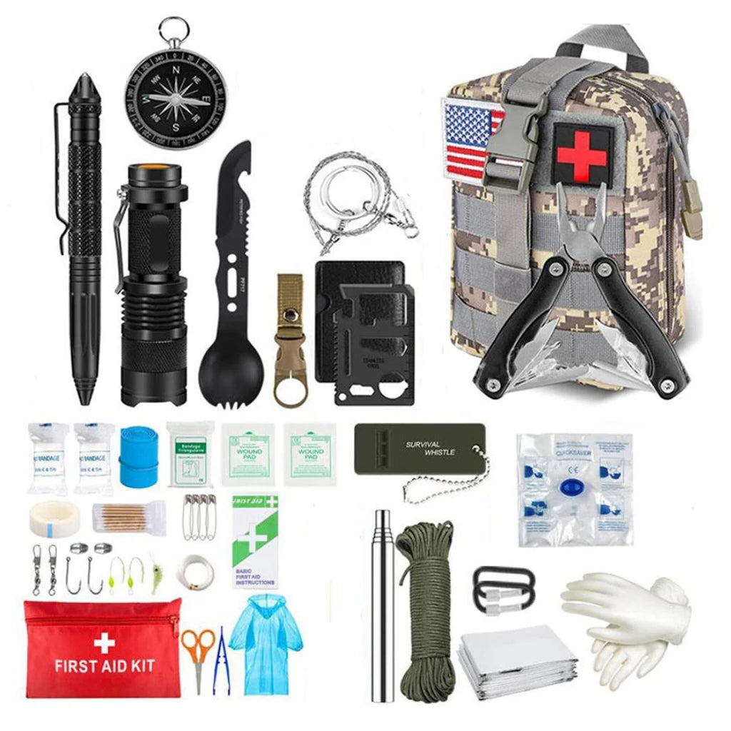 Survival First Aid Kit Survival Full Set Outdoor