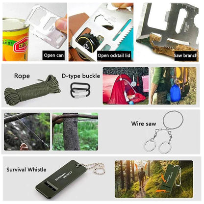 Survival First Aid Kit Survival Full Set Outdoor